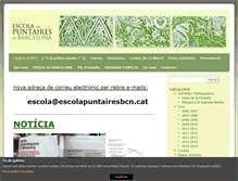 Tablet Screenshot of escolapuntairesbcn.com